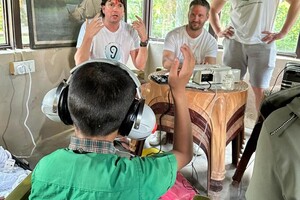 Audiciensbroers bouwen <strong>hoorkamp </strong>in Nepal op 