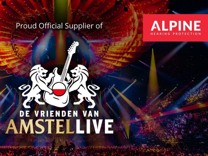 Met Alpine-oordoppen genieten van De Vrienden van Amstel LIVE