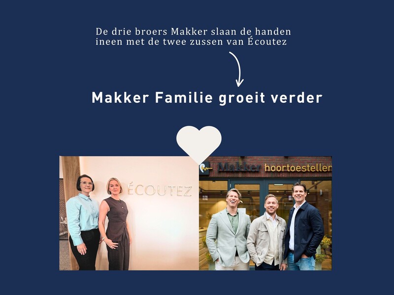 Makker Hoortoestellen neemt lokale audicien Écoutez over