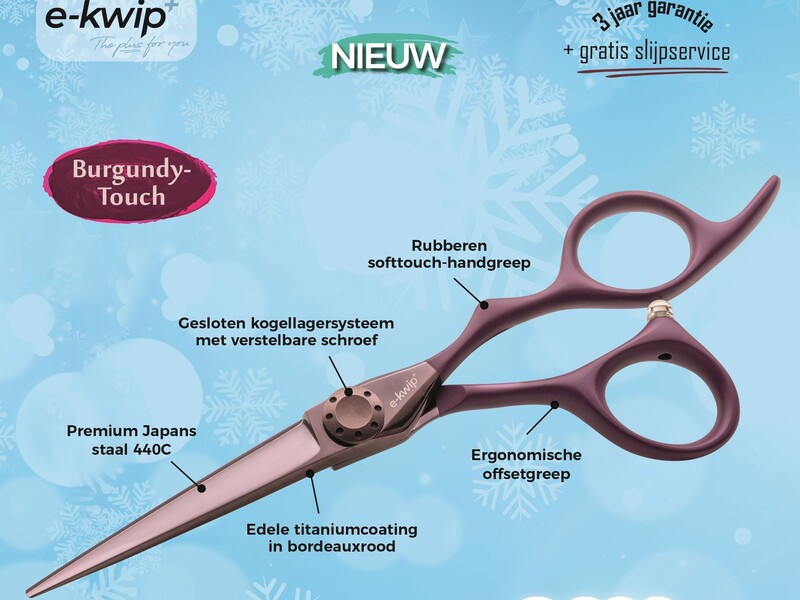 E-kwip plus introduceert trendy Burgundy-Touch
