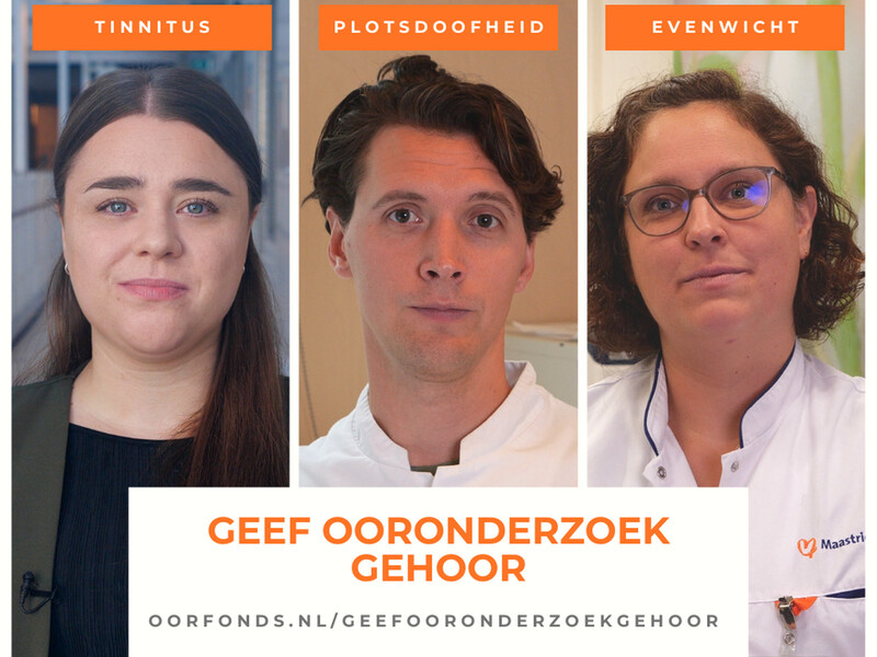 Oorfonds start ‘Geef Ooronderzoek Gehoor’