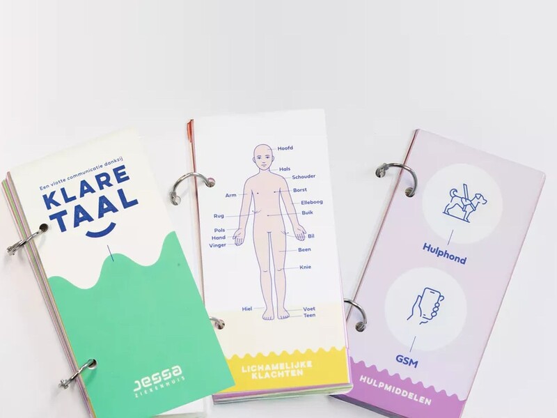 De 'Klare Taalbox' helpt pati&euml;nten met communicatiemoeilijkheden&nbsp;